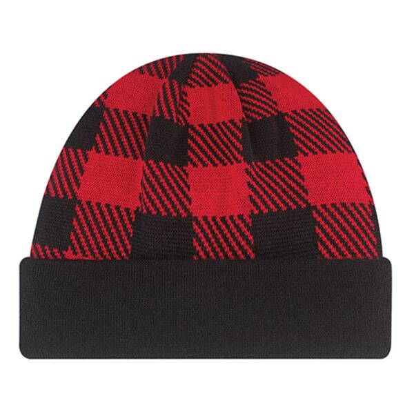 Acrylic - Cuff Toque (Lumberjack) Thumbnail