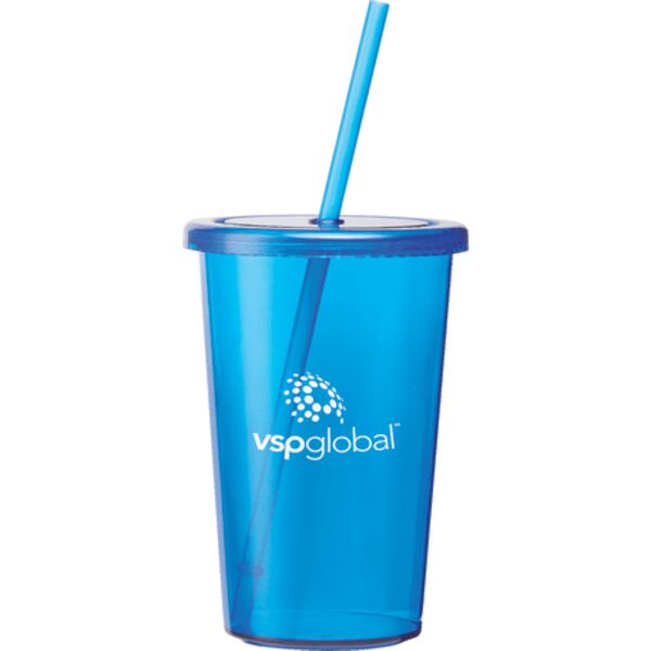 Sizzle 16oz Tumbler with Straw Thumbnail