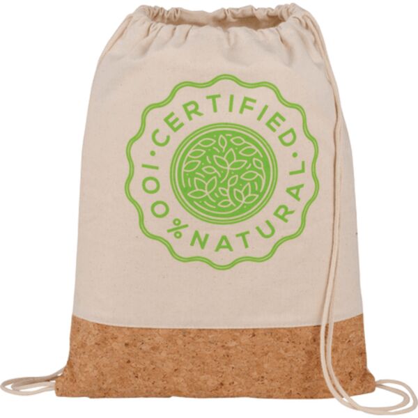 Cotton and Cork Drawstring Bag Thumbnail