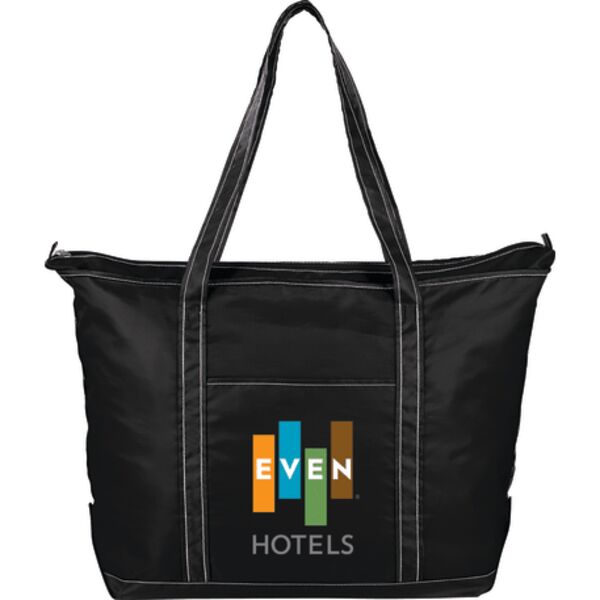 Everyday Nylon Zippered Tote Thumbnail